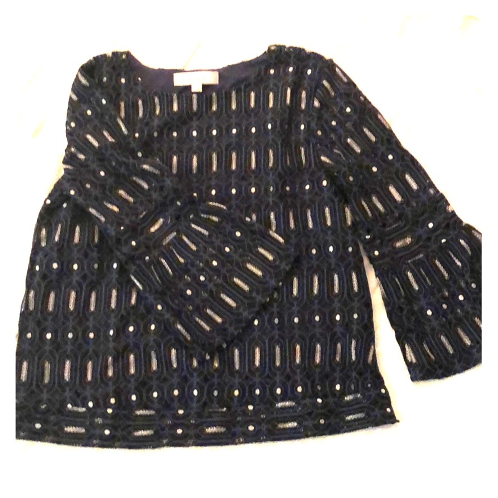 Loft Bell Sleeve Blouse